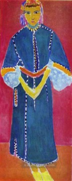 Moroccan Frau Zorah Standing Mitteltafel eines Triptychons Fauvismus Ölgemälde